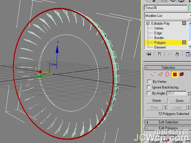 3ds MAX建模實例教程:制作汽車輪胎_jb51.com
