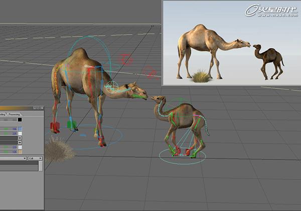 3DSMAX制作沙漠里的駱駝 武林網 3DSMAX建模教程