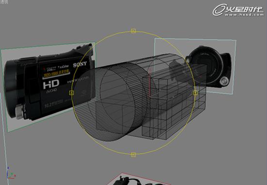 3DSMAX打造SONY攝像機模型 武林網 3DSMAX建模教程