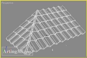 3d max教程：用poly方法制作有瓦的房頂[多圖]圖片8