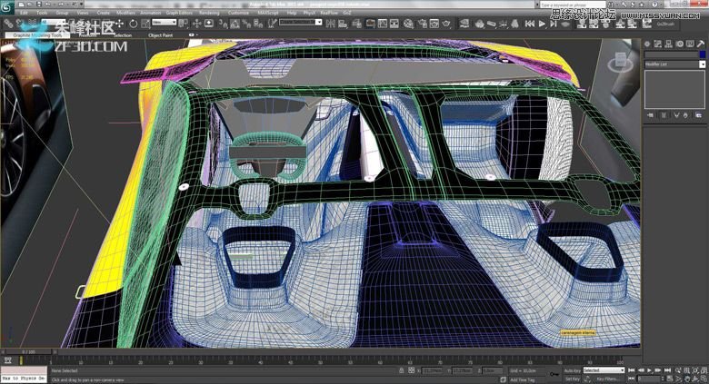 3dmax集合Vray制作標致時尚的汽車模型,