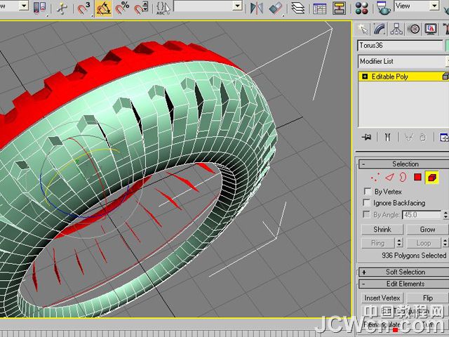 3ds MAX建模實例教程:制作汽車輪胎_jb51.com