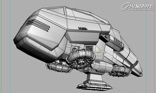 3DSMAX打造未來飛行器 武林網 3DSMAX建模教程