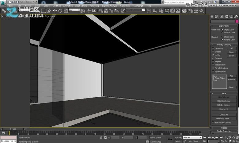 3dmax制作個性臥室效果圖教程,