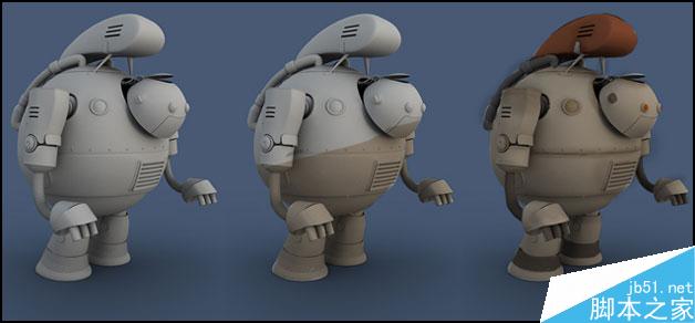 3DSMAX制作機器人 武林網 3DSMAX建模教程