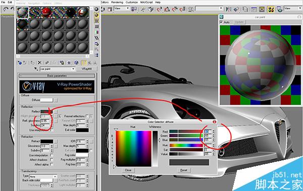 3dsmax打造阿爾法羅密歐敞篷跑車模型 武林網 3ds max建模教程