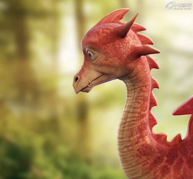 3DSMAX制作可愛卡通小龍角色 武林網 3DSMAX角色教程