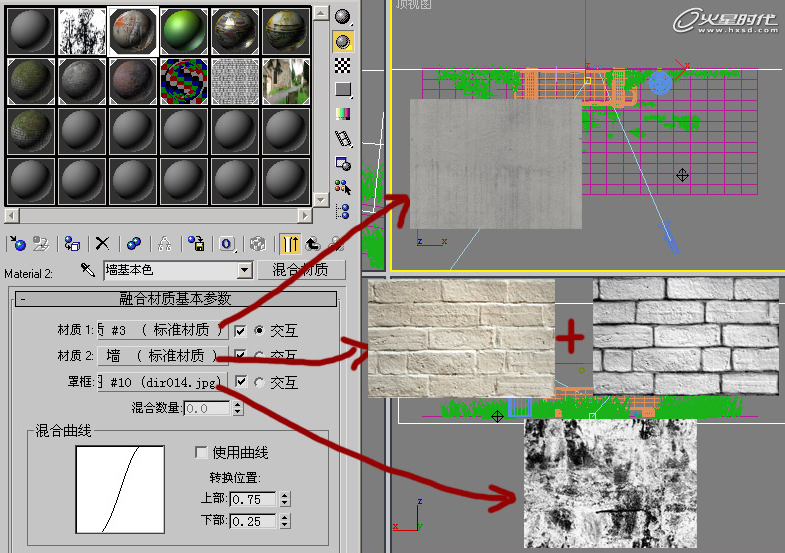 3DSMAX制作夏日小巷一角材質 武林網 3DSMAX材質教程
