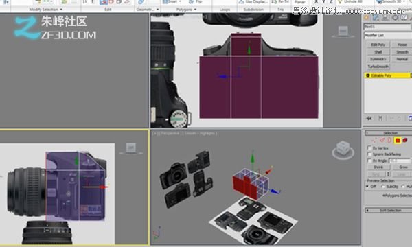 3dsmax制作數碼單反照相機建模教程,