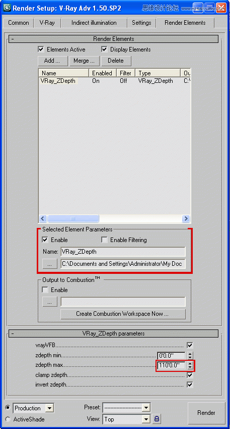 3DMAX結合V-Ray 1.50.SP2創建模糊效果景深,破洛洛