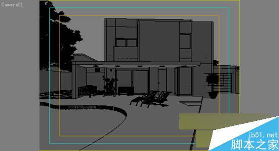 3DSMAX制作別墅夜景效果圖 武林網 3DSMAX室內設計教程