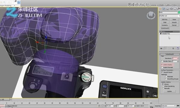 3dsmax制作數碼單反照相機建模教程,