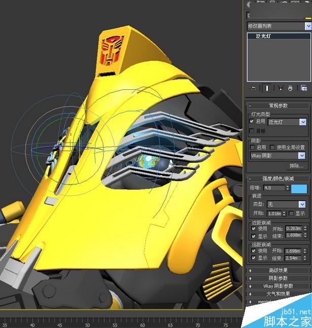 當大黃蜂遭遇鋼鐵俠制作解析 武林網 3DSMAX動畫角色教程
