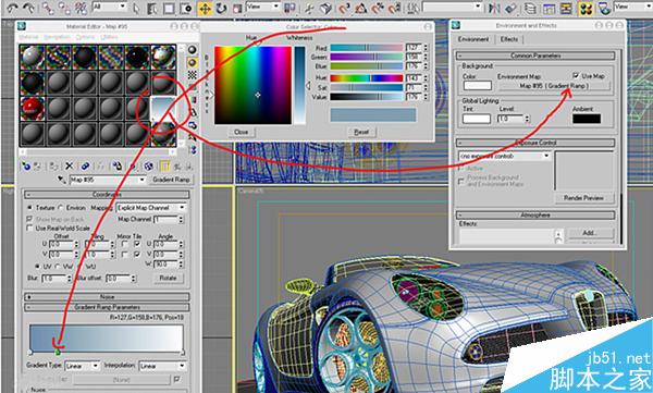 3dsmax打造阿爾法羅密歐敞篷跑車模型 武林網 3ds max建模教程