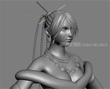 3ds Max制作一個非常漂亮的美女,PS教程,思緣教程網