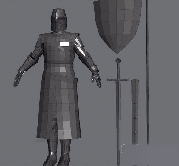 3DSMAX制作十字軍角色 武林網 3DSMAX角色教程