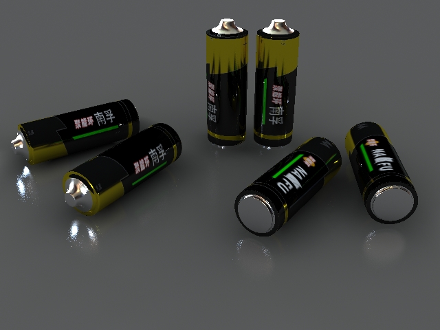 Blend混合材質制作電池 武林網 3DSMAX材質教程