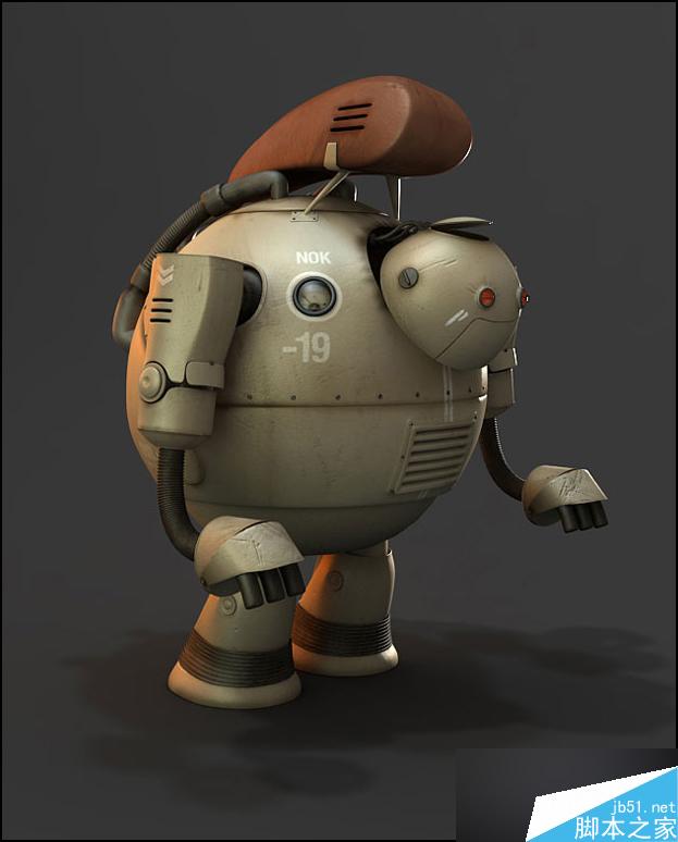 3DSMAX制作機器人 武林網 3DSMAX建模教程