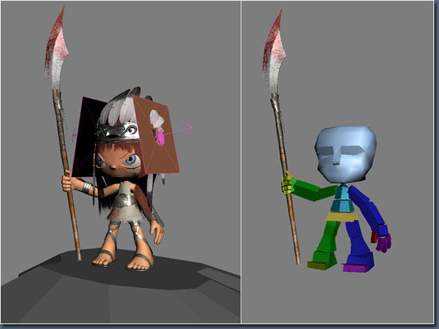 3DSMAX制作卡通印第安人角色 武林網 3DSMAX角色教程