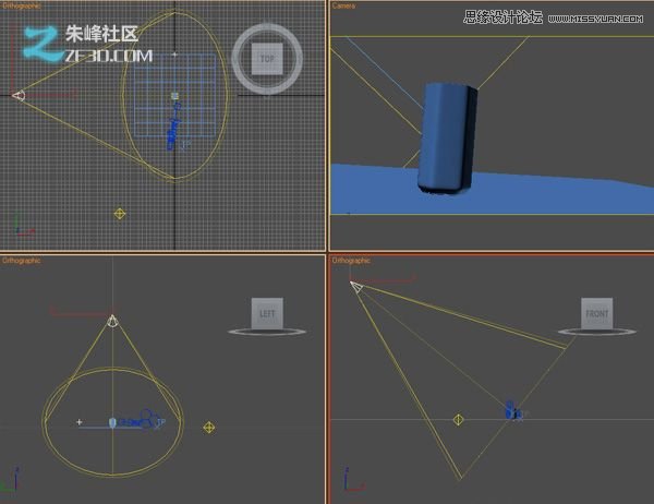 3Dmax制作超酷的子彈打碎玻璃效果圖,
