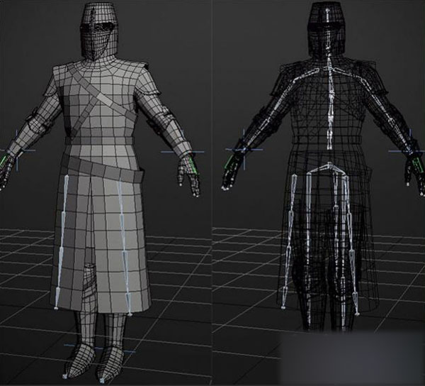 3DSMAX制作十字軍角色 武林網 3DSMAX角色教程