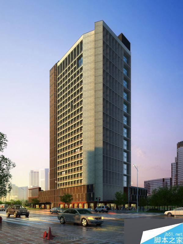 建筑渲染技術新時代―模型渲染 武林網 室外設計教程