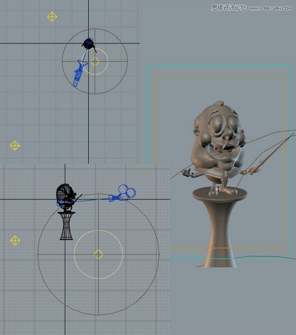 3DMAX制作卡通風格的指揮家教程,破洛洛