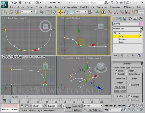使用3D MAX2011中的面片建模方法給頭盔建模,PS教程,思緣教程網