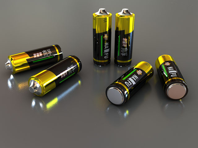Blend混合材質制作電池 武林網 3DSMAX材質教程