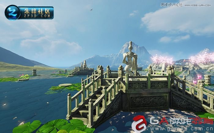  3DMAX制作仙靈島動漫場景過程賞析,