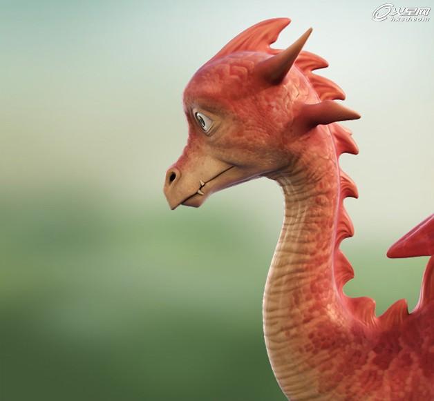 3DSMAX制作可愛卡通小龍角色 武林網 3DSMAX角色教程