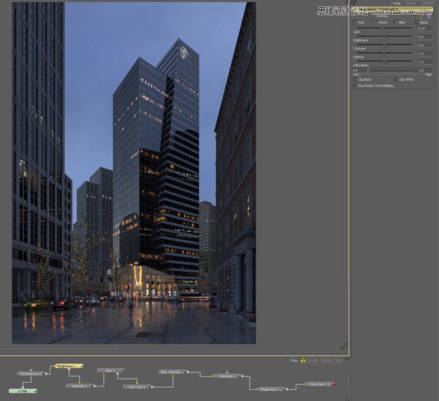 3dmax制作逼真的城市高樓大廈教程,