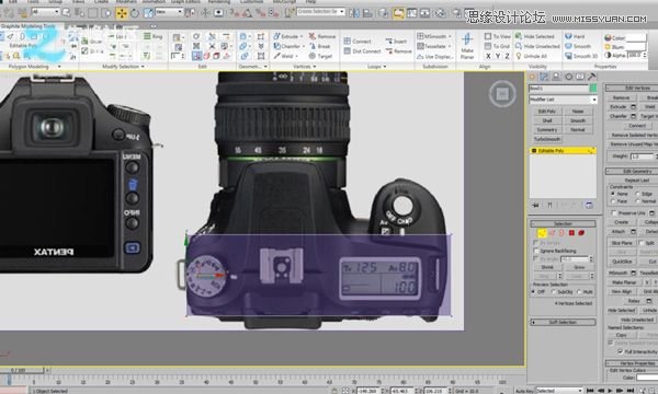3dsmax制作數碼單反照相機建模教程,