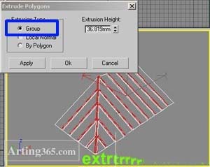 3d max教程：用poly方法制作有瓦的房頂[多圖]圖片15