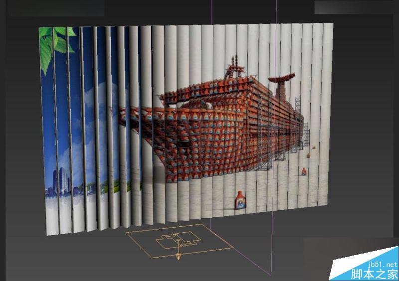 3DMAX制作戶外風格翻頁廣告牌效果,PS教程,思緣教程網
