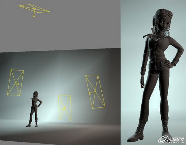 3DSMAX制作卡通女飛行員角色 武林網 3DSMAX角色教程