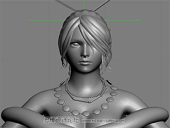 3ds Max制作一個非常漂亮的美女,PS教程,思緣教程網