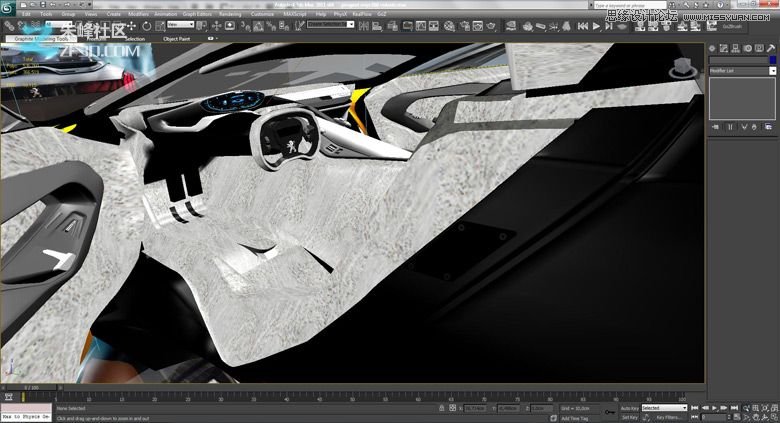 3dmax集合Vray制作標致時尚的汽車模型,
