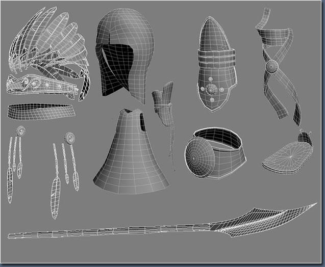 3DSMAX制作卡通印第安人角色 武林網 3DSMAX角色教程