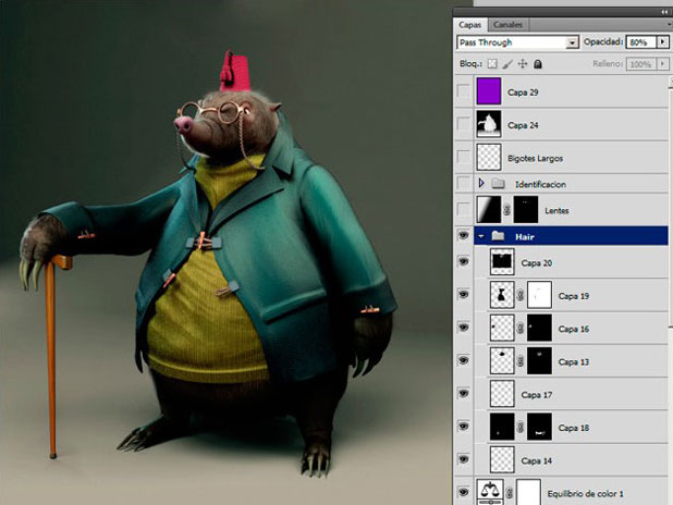 3ds Max制作摩洛哥鼴鼠《Morocco Topo》角色教程 武林網 3dsMax角色教程