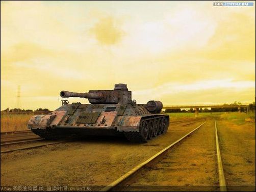 3ds MAX教程：大型坦克建模完整版_武林網www.49028c.com整理