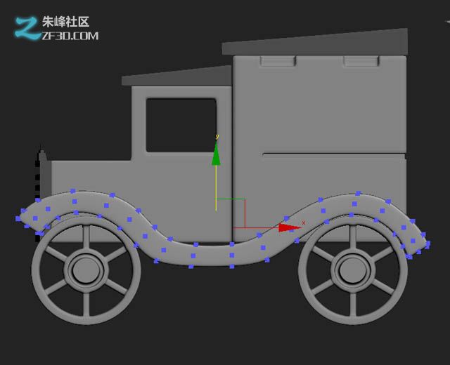 3Dmax制作木質紋理的立體玩具車教程,