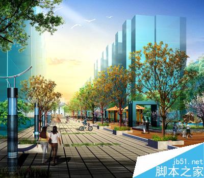 形式美法則在建筑表現中的應用 武林網 3DSMAX室外設計教程