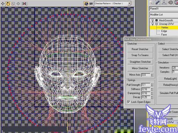 3dsmax的uvw開模方法 武林網 3dsmax角色教程
