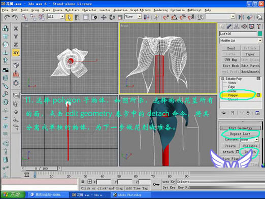 3dmax打造一支情人節玫瑰 武林網 3DSMAX建模教程