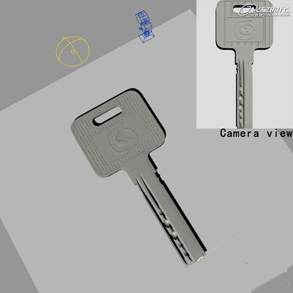 3DSMAX制作銹蝕金屬鑰匙 武林網 3DSMAX渲染教程
