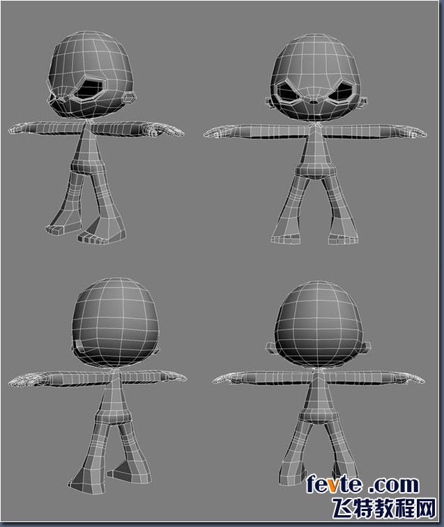 3DSMAX制作卡通印第安人角色 武林網 3DSMAX角色教程