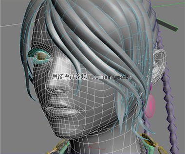 3ds Max制作一個非常漂亮的美女,PS教程,思緣教程網