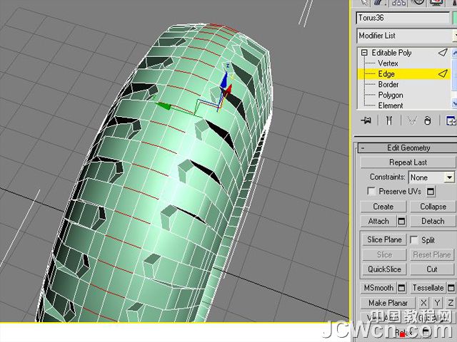 3ds MAX建模實例教程:制作汽車輪胎_jb51.com
