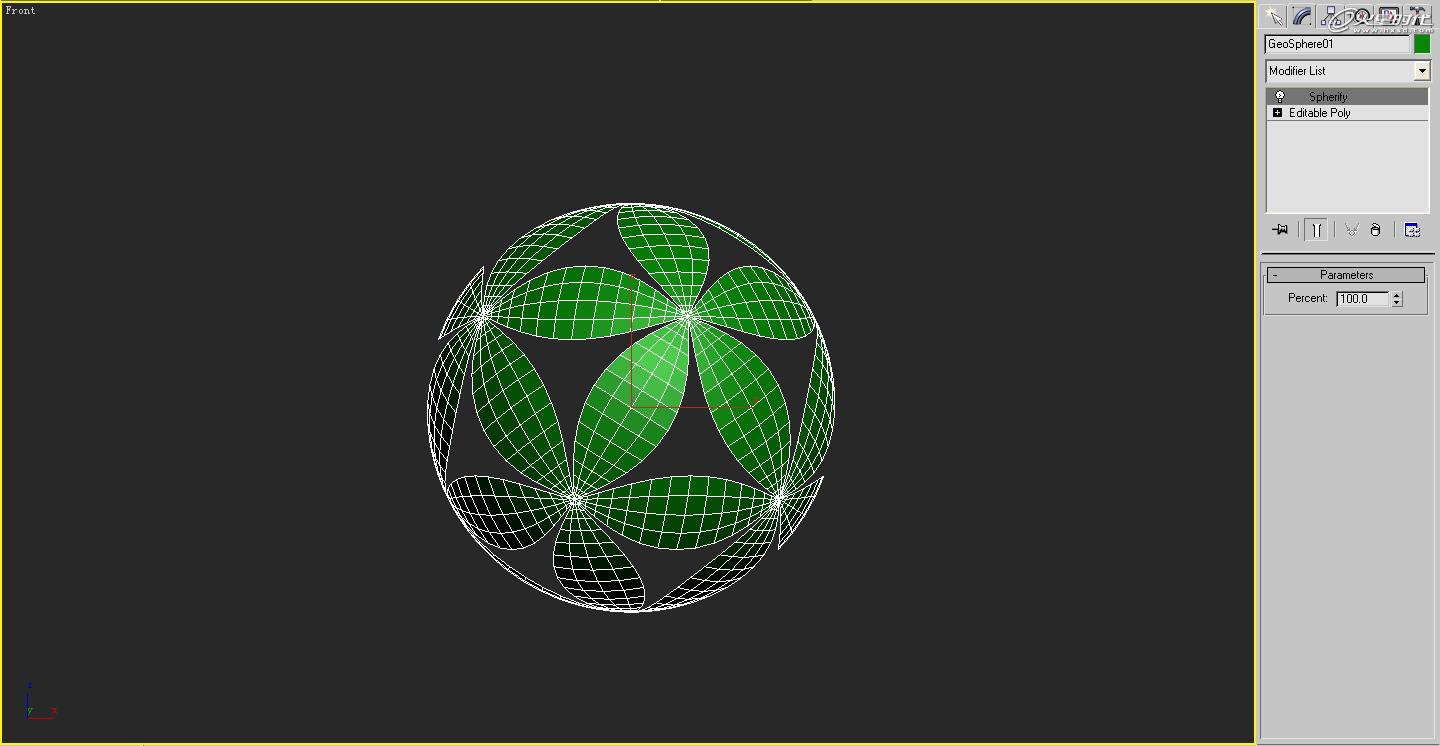3DSMAX特殊球體建模教程 武林網 3DSMAX建模教程